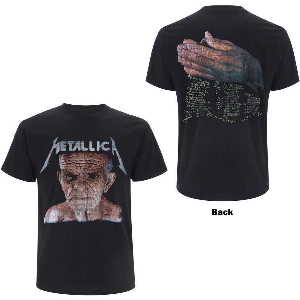 Metallica Unisex T Shirt Neverland Back Print 2 Sided